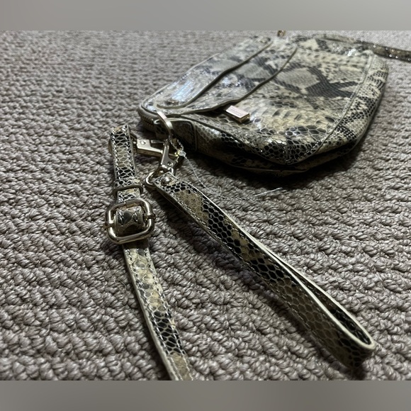 Danier | Genuine Leather Snakeskin Crossbody Bag - Picture 8 of 12